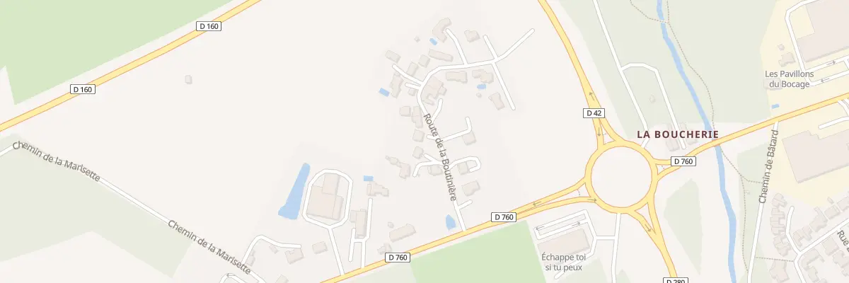 Plan du 21 Rte de la Boutinière à La Roche-sur-Yon