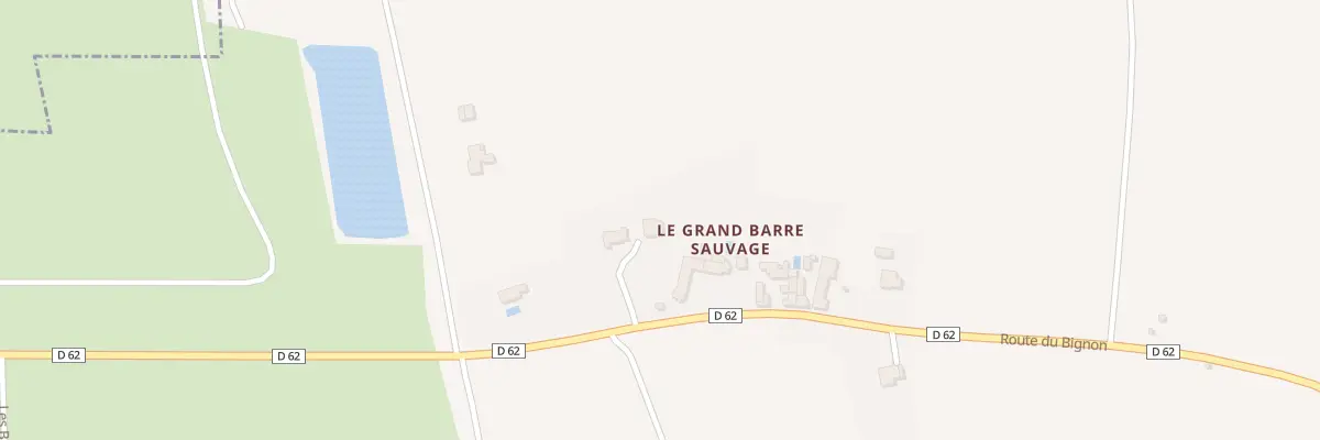 Plan du 20B Le Grand Bar Sauvage à Château-Thébaud