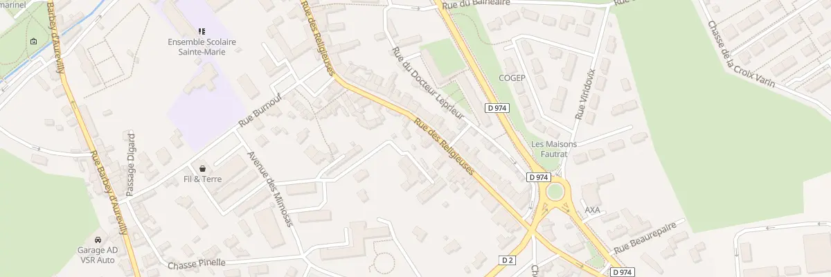 Plan du 62 Rue des Religieuses à Valognes