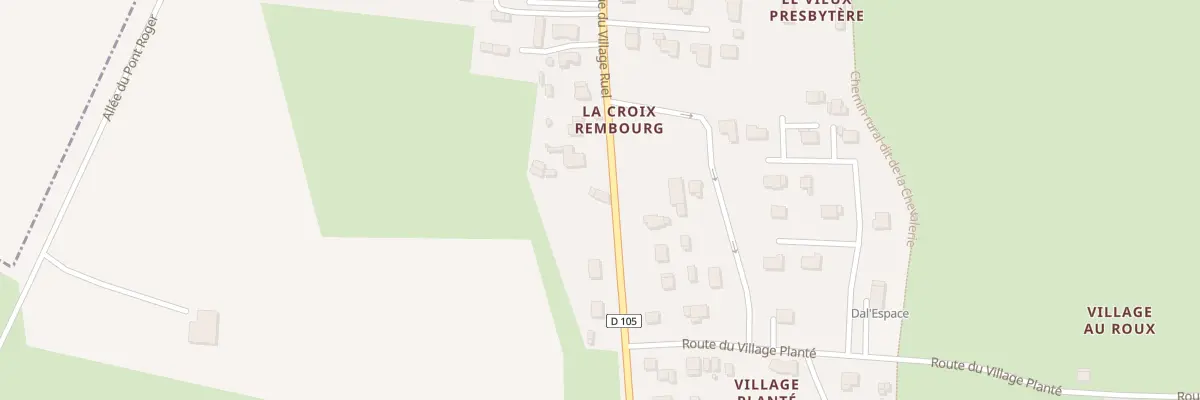 Plan du 30 Le Village Ruel à Saint-Jean-des-Champs