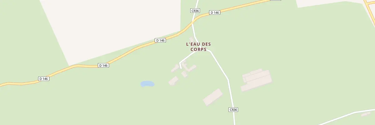 Plan du 3 L’Eau des Corps à Saussemesnil