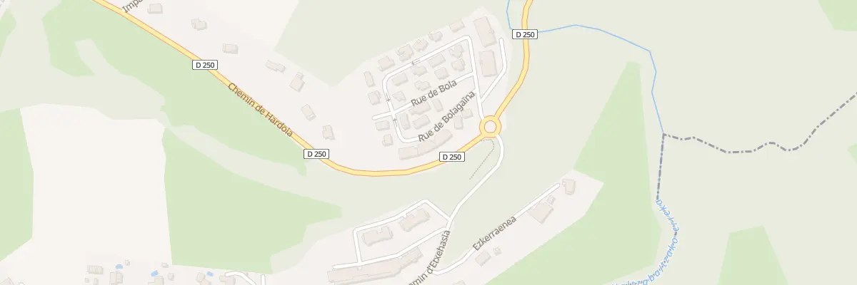 Plan du 292 Rue de Bolagaïna à Ustaritz