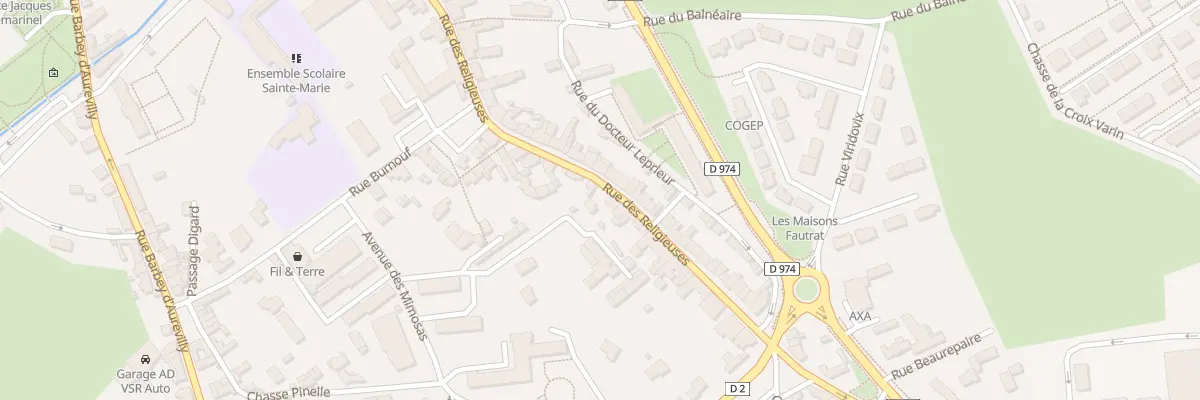 Plan du 60 Rue des Religieuses à Valognes