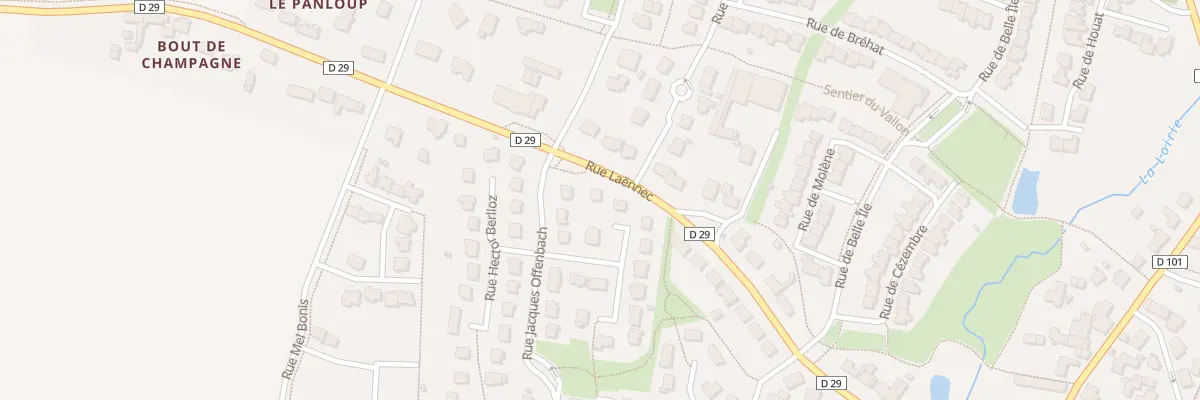 Plan du 3 Rue Charles Gounod à Servon-sur-Vilaine
