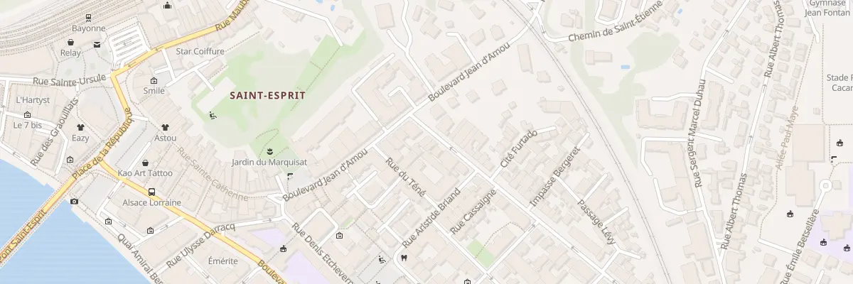 Plan du 4 Rue Daniel Argote à Bayonne