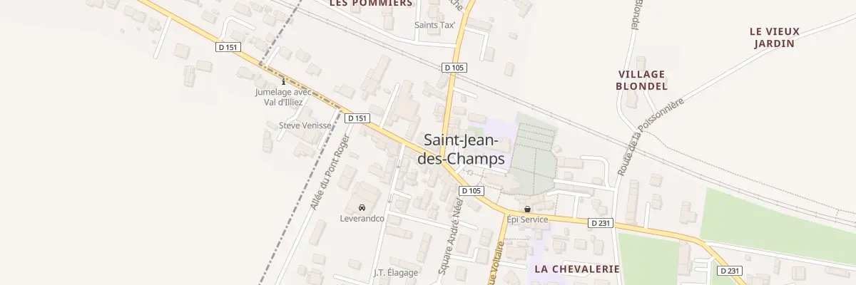 Plan du 6 Rue Gustave Flaubert à Saint-Jean-des-Champs