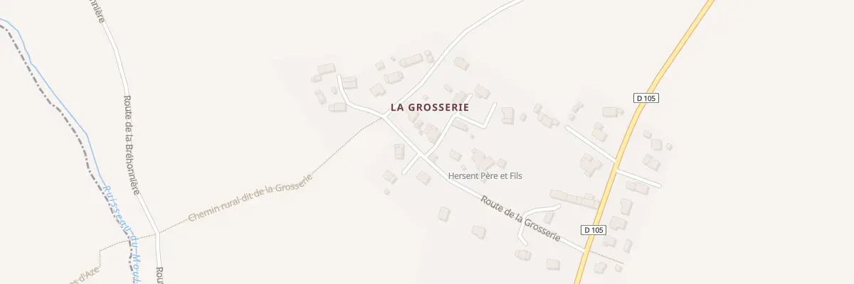 Plan du 12 La Grosserie à Saint-Jean-des-Champs