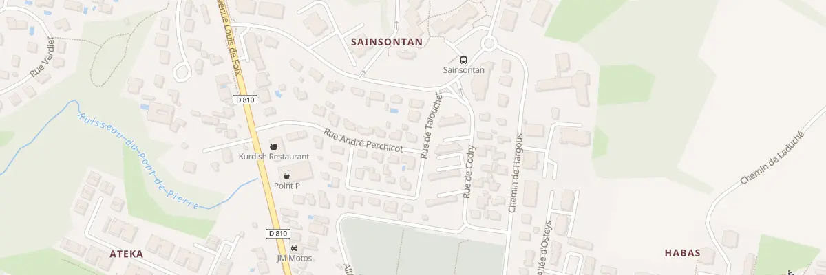 Plan du 17 Rue André Perchicot à Bayonne