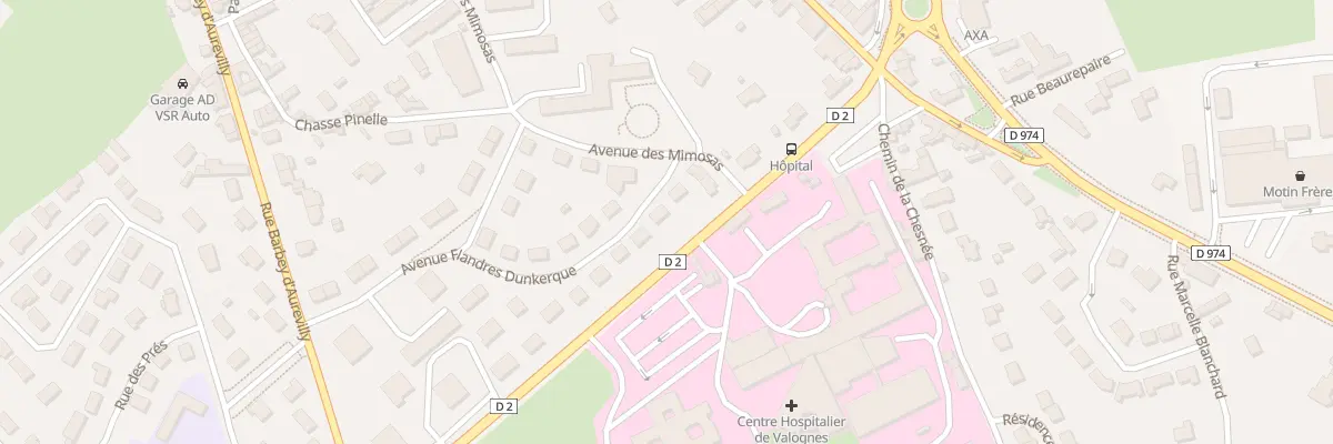 Plan du 3 Av Flandre Dunkerque à Valognes
