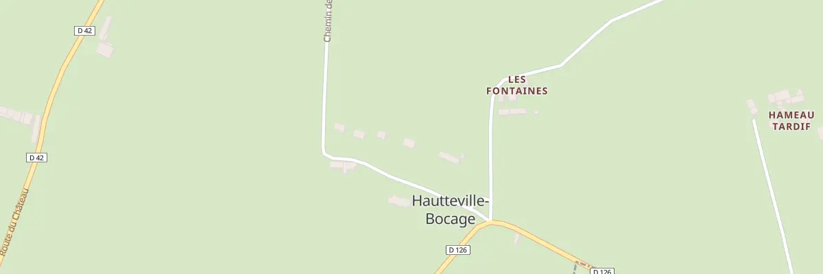 Plan du 6 Village de l’Eglise à Hautteville-Bocage