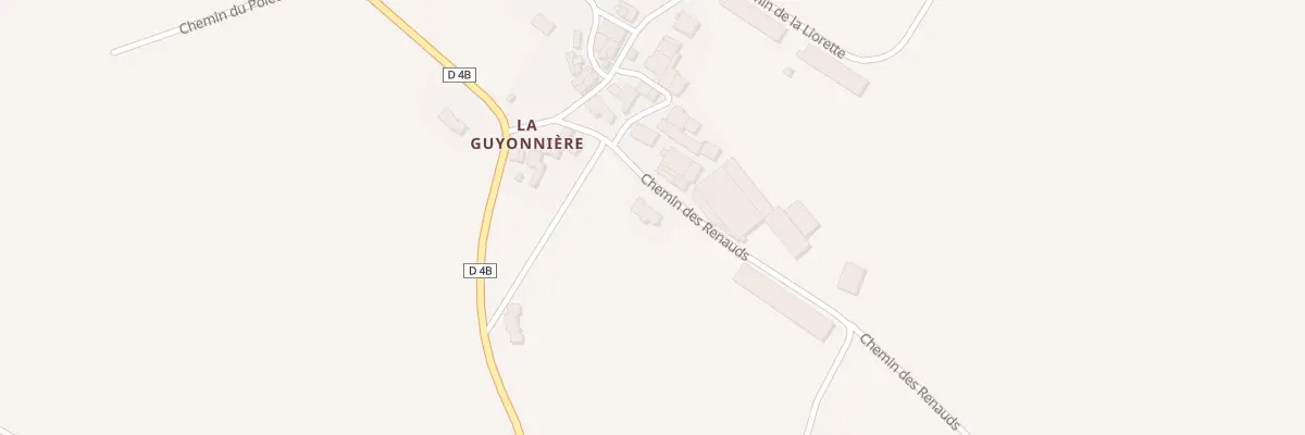 Plan du 886 La Guyonnière aux Lucs-sur-Boulogne
