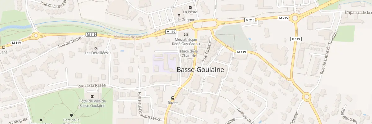 Plan du 12 Rue Busson Billault à Basse-Goulaine