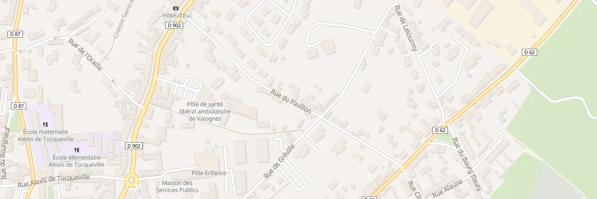 Plan du 19 Rue du Pavillon à Valognes