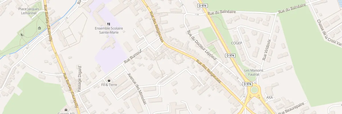 Plan du 48 Rue des Religieuses à Valognes