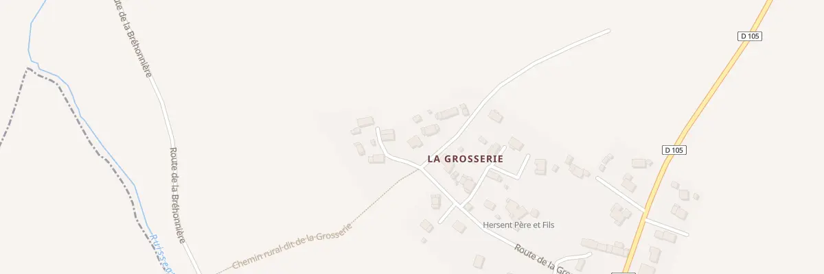 Plan du 3 La Grosserie à Saint-Jean-des-Champs