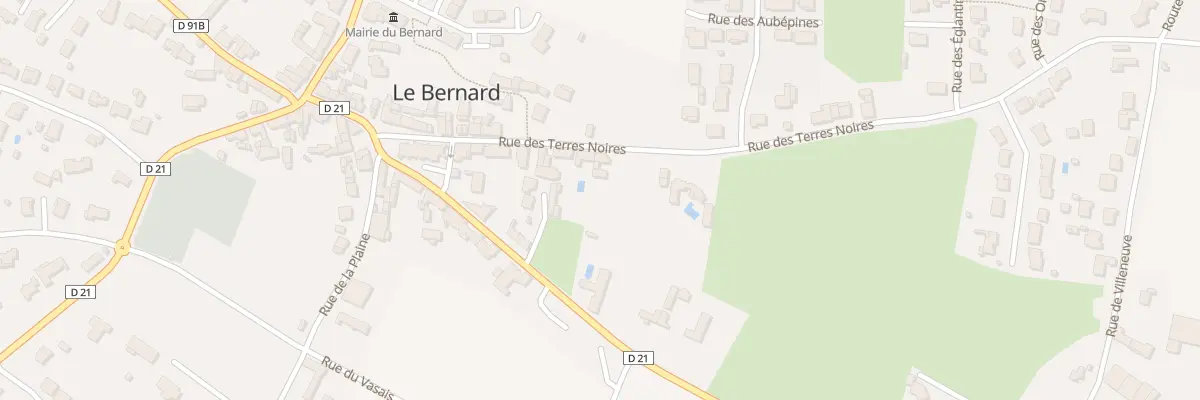 Plan du 104 Rue des terres noires au Bernard