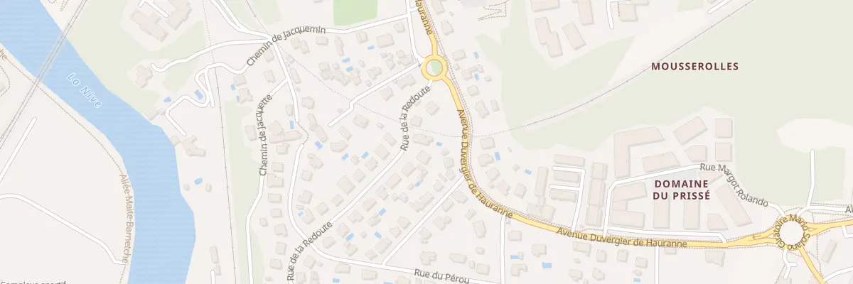 Plan du 5 Rue de la Redoute à Bayonne