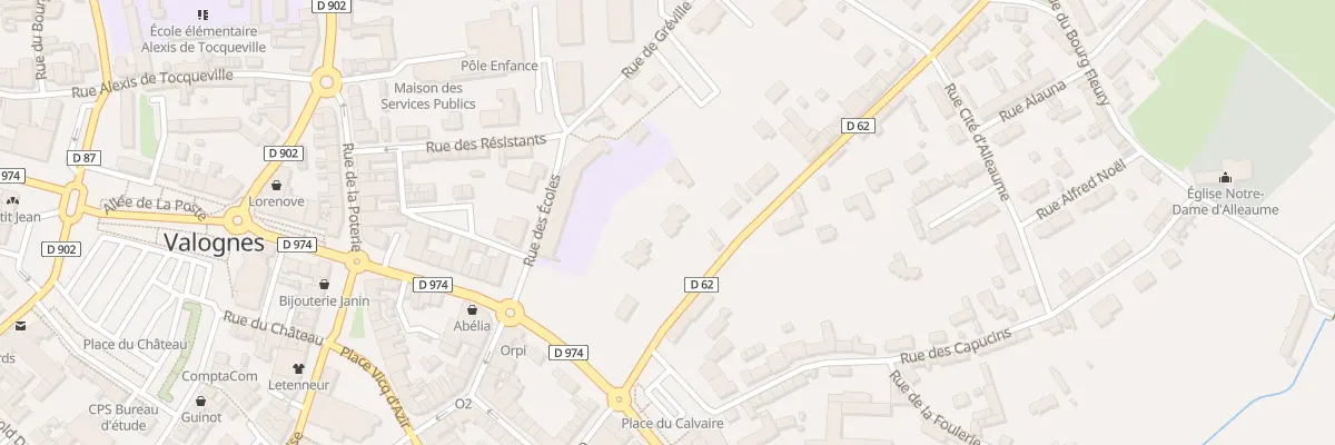 Plan du 17T Rue Saint-malo à Valognes