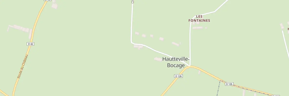 Plan du 3 Village de l’Eglise à Hautteville-Bocage