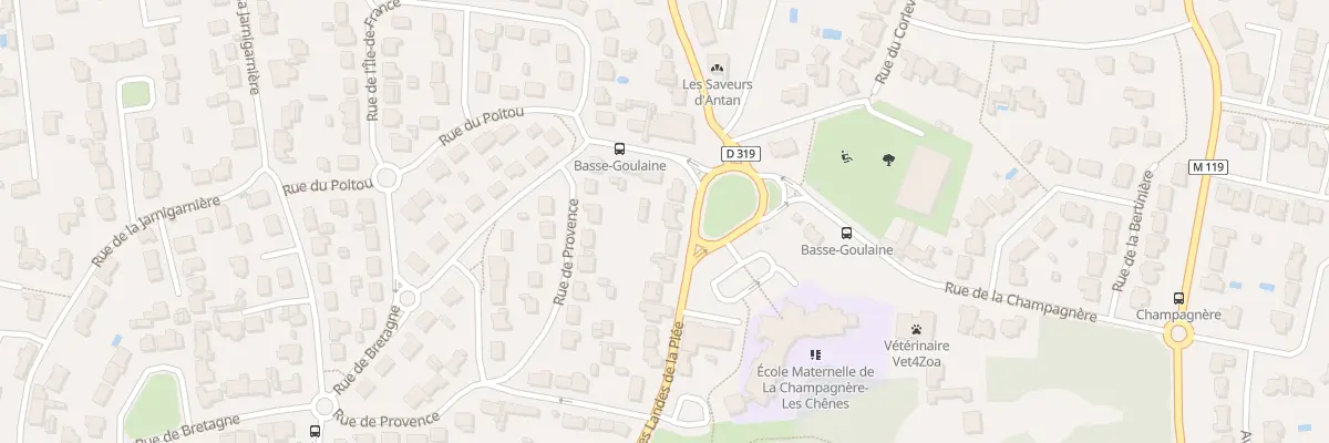 Plan du 32 Rue des Landes de la Plée à Basse-Goulaine
