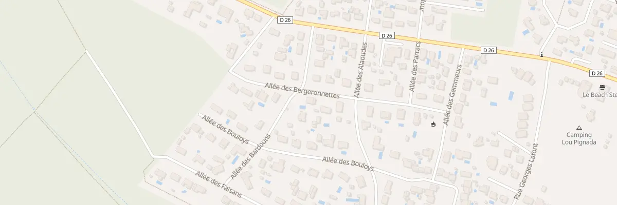 Plan du 229 All de la Bergeronnette à Ondres