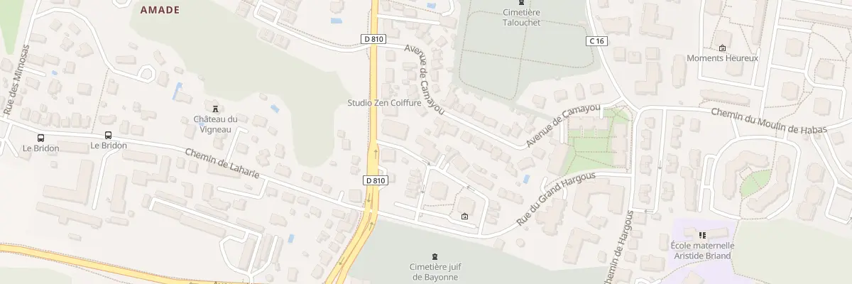 Plan du 11 Rue de la Porcelaine à Bayonne