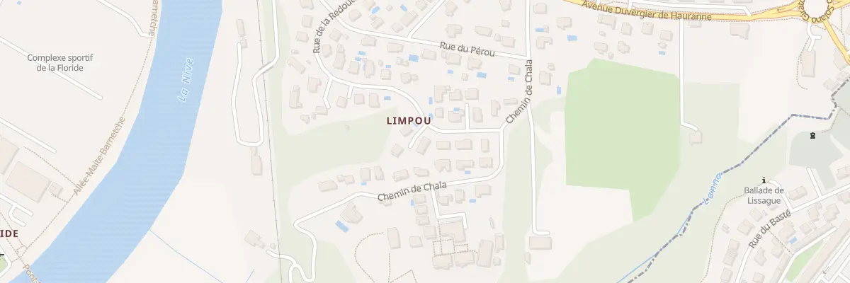 Plan du 48 Rue de la Redoute à Bayonne