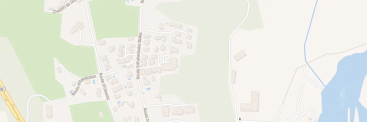 Plan du 7130 Rte Inthatarteak à Ustaritz