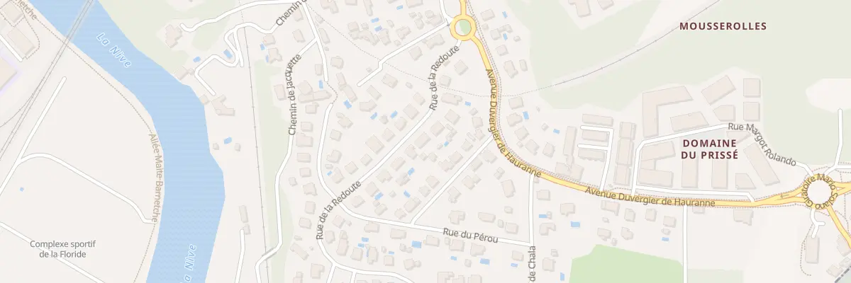 Plan du 11 Rue de la Redoute à Bayonne