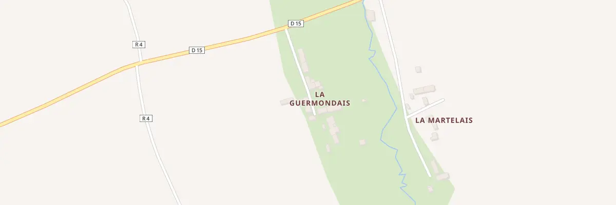 Plan du 200 La Guermondaie à Val-Couesnon