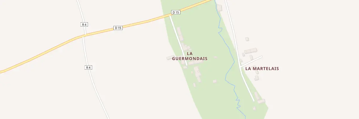 Plan du 202 La Guermondaie à Val-Couesnon
