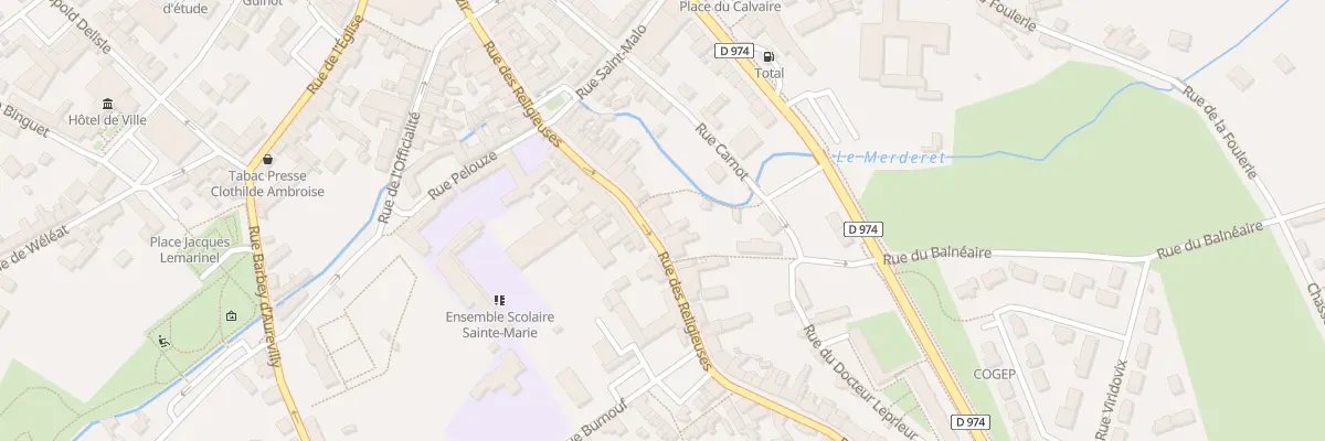 Plan du 37 Rue des Religieuses à Valognes