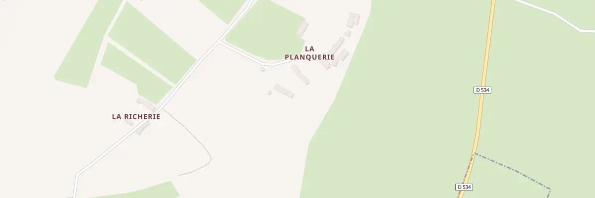 Plan du 5219 La Planquerie à Muneville-le-Bingard