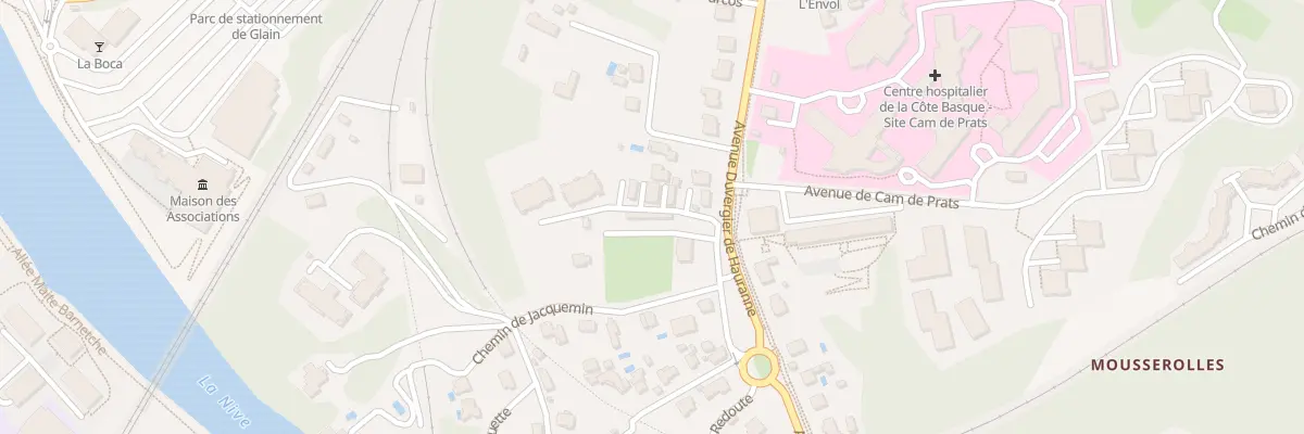 Plan du 60 Av Duvergier de Hauranne à Bayonne