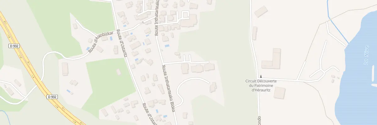 Plan du 124 Rte Inthatarteak à Ustaritz