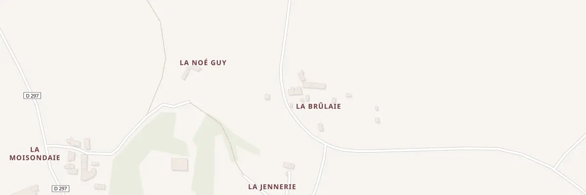 Plan du 2 La Brulaie à Chauvigné