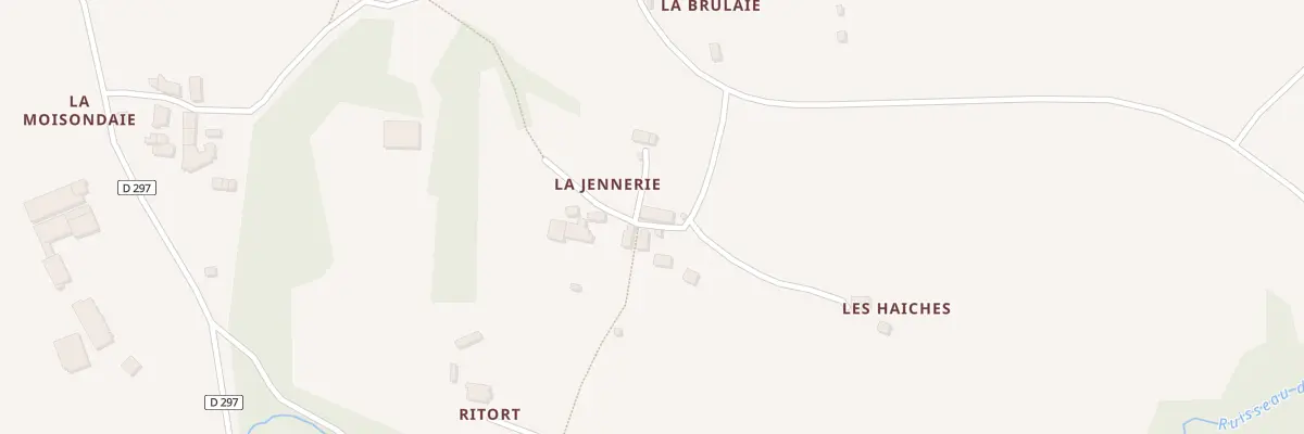 Plan du 2 La Jennerie à Chauvigné
