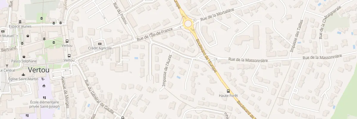 Plan du 6 Rue de Saintonge à Vertou