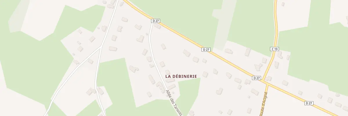 Plan du 5B Affeagement des Tansots à La Bouëxière