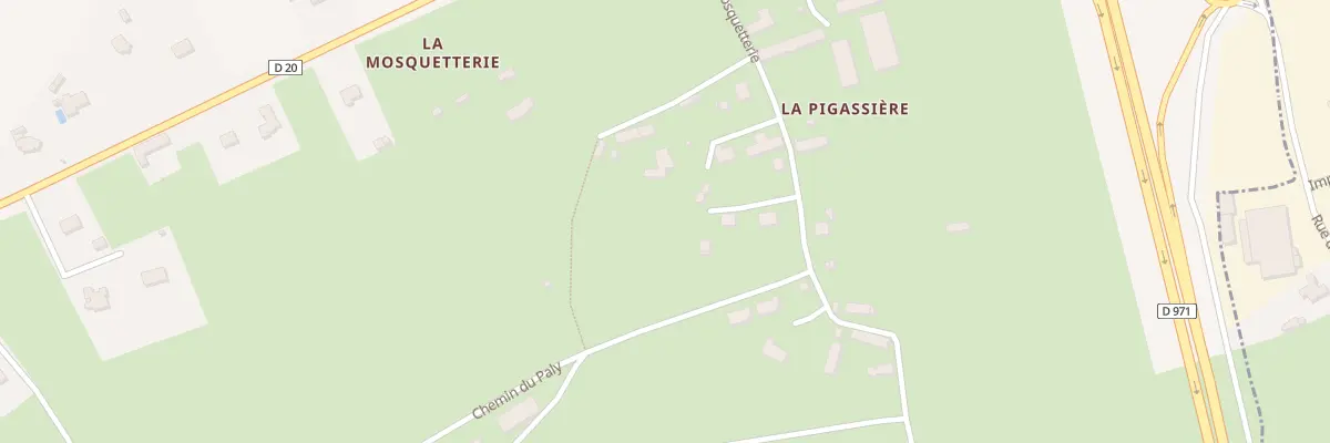 Plan du 6 La Mosquetterie à Bricqueville-la-Blouette