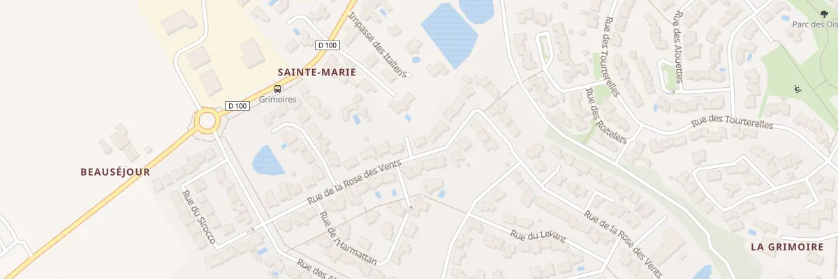 Plan du 110 Rue de la rose des vents à Mouilleron-le-Captif