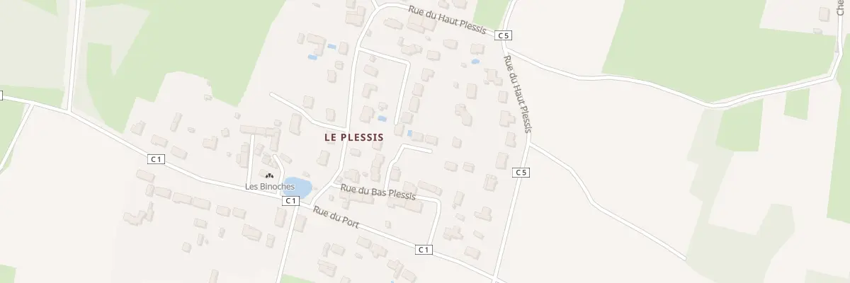 Plan du 134 Rue du Bas Plessis à Petit-Mars