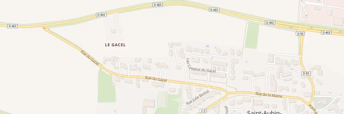 Plan du 210 Rue du Gacel à Châteaugiron