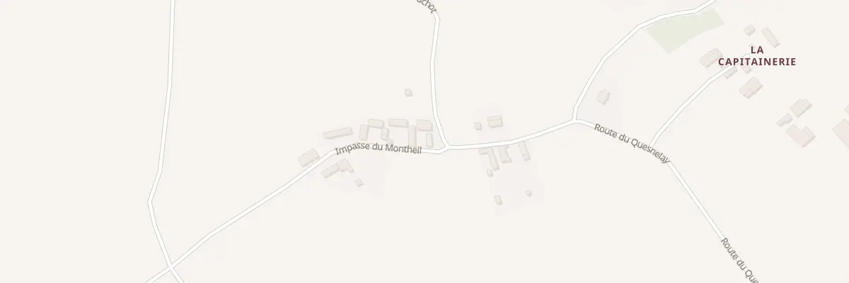 Plan du 2 Che des Captages - Le Theil à Gonneville-Le Theil