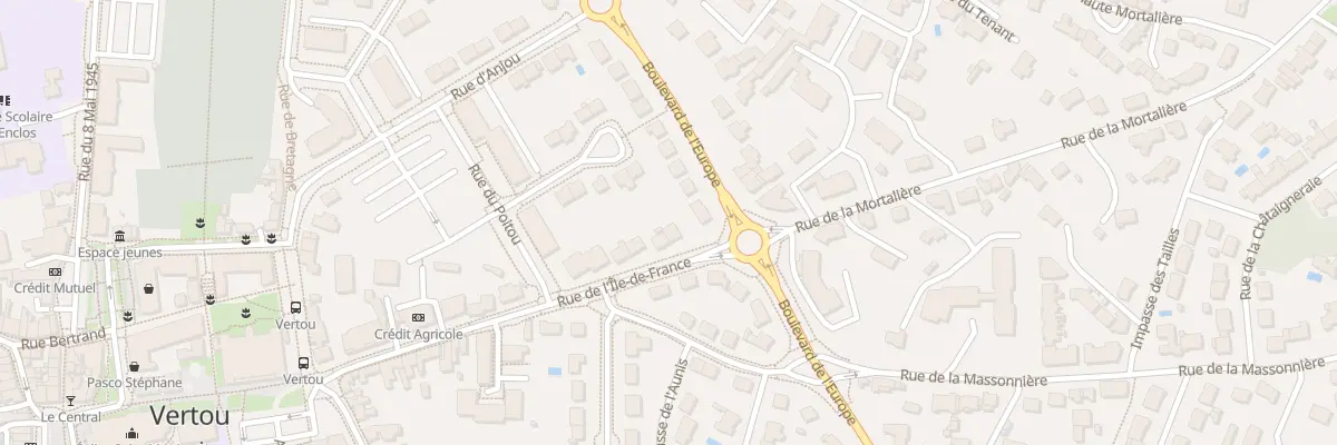 Plan du 25 Rue de l’Ile de France à Vertou