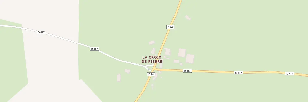 Plan du 1 Rte de Saint Pierre à Tamerville