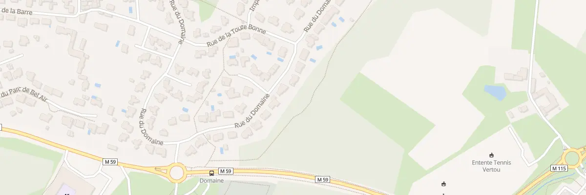 Plan du 62 Rue du Domaine à Vertou