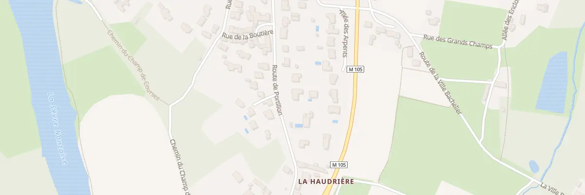Plan du 44 Rte de Portillon à Vertou