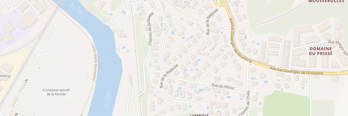 Plan du 20 Rue de la Redoute à Bayonne