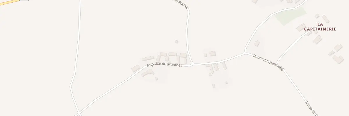 Plan du 36 Imp du Montheil - Le Theil à Gonneville-Le Theil